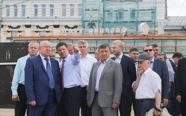 Валерий шанцев поставил задачу завершить работы на Нижневолжской набережной