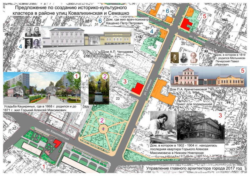 Нижегородцы большинством голосов выбрали место для установки памятника Максиму Горькому