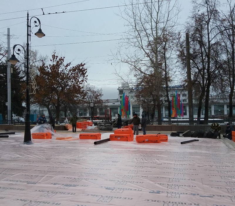 Каток под открытым небом, которому не страшны оттепели, откроется для нижегородцев на улице Рождественской