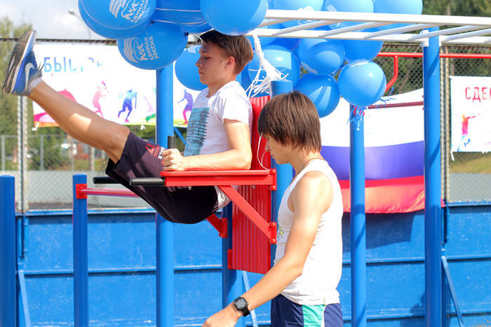 Спортивную площадку открыли в День знаний в школе №70 в Нижнем Новгороде