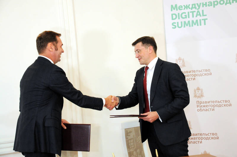 Глеб Никитин подписал соглашение с АО «ЭР-Телеком Холдинг» о сотрудничестве в развитии телекоммуникационной инфраструктуры