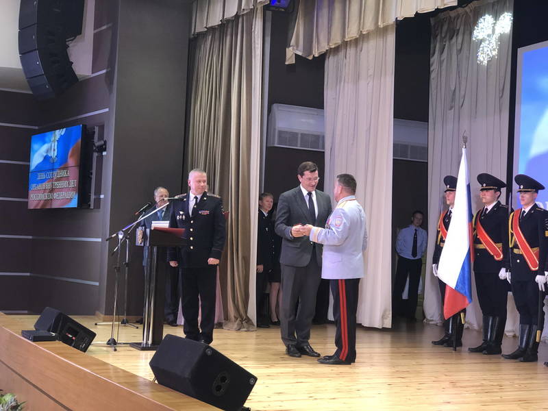 Глеб Никитин награждён медалью «За вклад в укрепление правопорядка»
