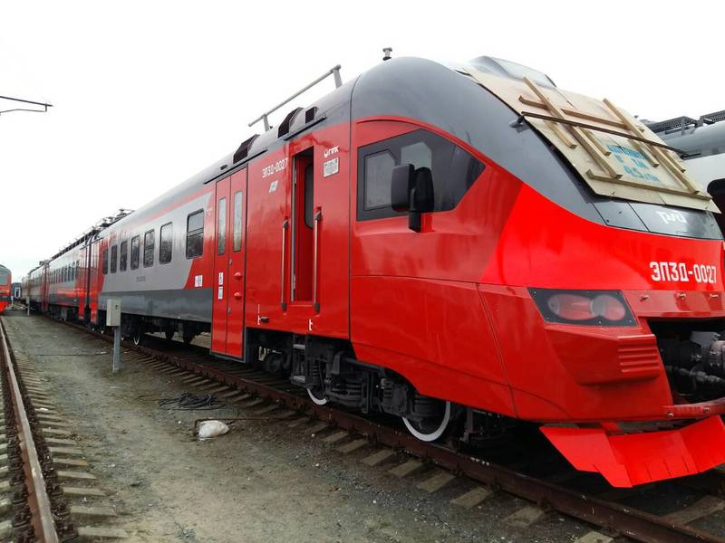 В Нижний Новгород прибыл новый современный пригородный поезд