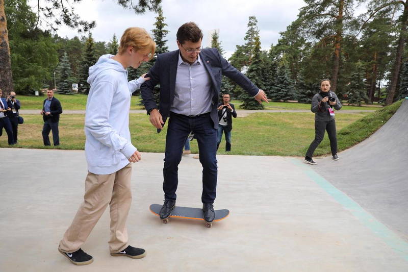 Глеб Никитин: «В 2019 году в регионе планируется создать шесть скейт-парков»