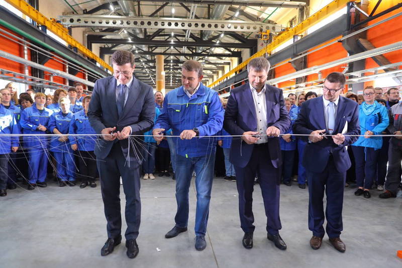 Глеб Никитин открыл новый цех ДПО «Пластик» по производству высоконагруженных стеклопластиковых труб в Дзержинске