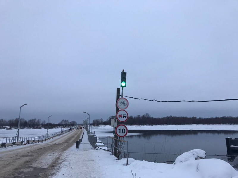 Наплавной мост через Оку открывается в Павловском районе