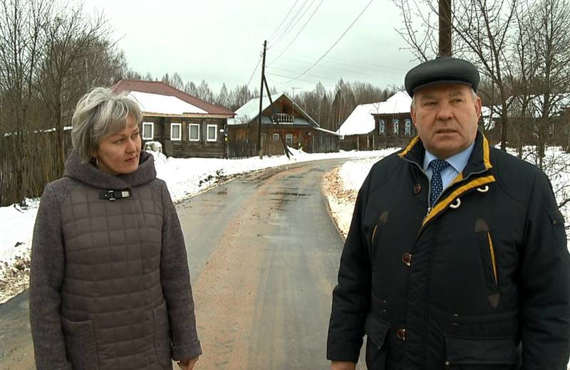 Дорогу в деревне Овсянка отремонтировали по программе поддержки местных инициатив