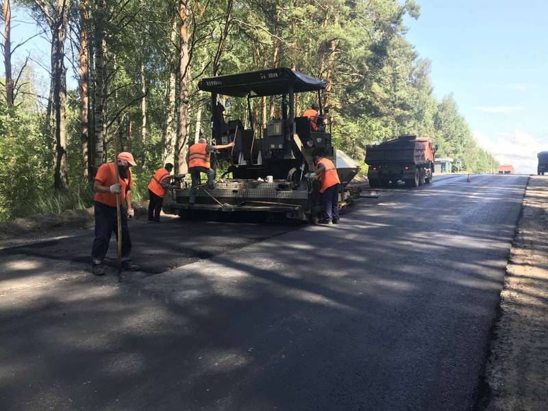 17,4 км трассы Городец-Зиняки-Кантаурово ремонтируют в Нижегородской области благодаря национальному проекту