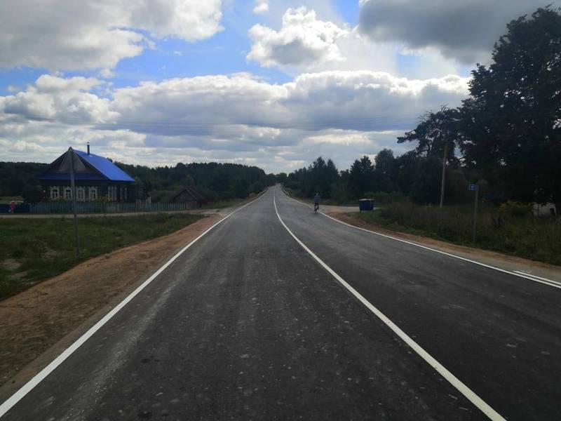 2,5 км дороги Роженцово-Поздеево-Старая Рудка-Барышники отремонтировали в Шарангском районе в рамках нацпроекта