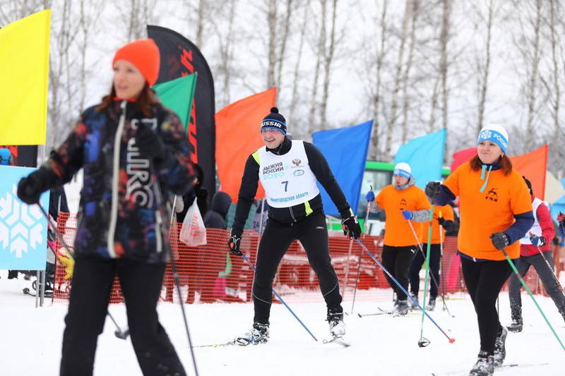 Глеб Никитин пробежал 10 км в гонке «Лыжня России»