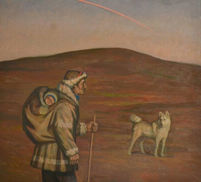 Якутский художник Семен Луканси представит свое творчество нижегородским зрителям на выставке «Под солнцем Арктики»