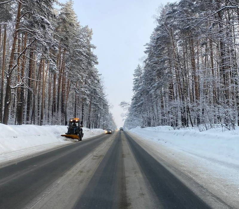 Дорожная техника в районах Нижегородской области работает в усиленном режиме