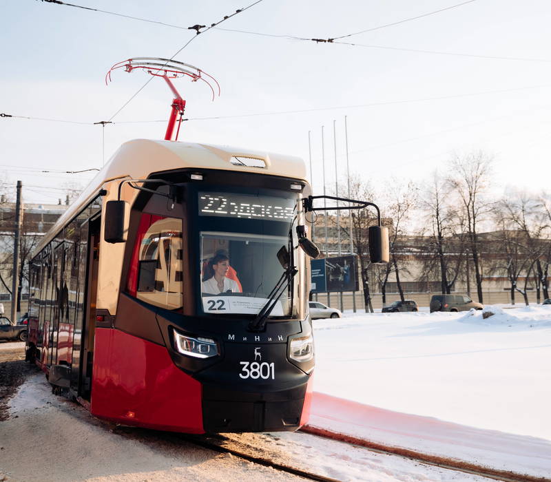 Первый трамвай «МиНиН» вышел на маршрут в Нижнем Новгороде