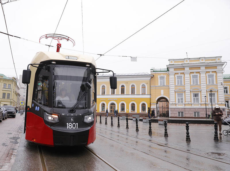 Второй и третий трамваи «МиНиН» вышли на маршрут в Нижнем Новгороде