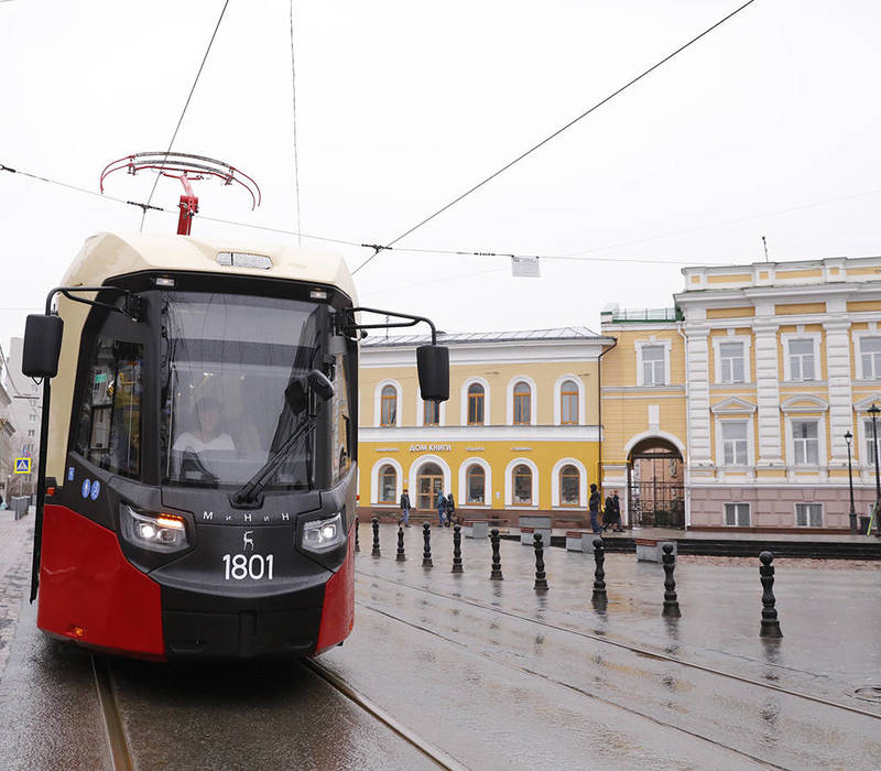 Второй и третий трамваи «МиНиН» вышли на маршрут в Нижнем Новгороде