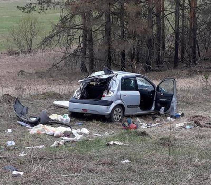 Иномарка улетела в кювет в Нижегородской области (ФОТО)