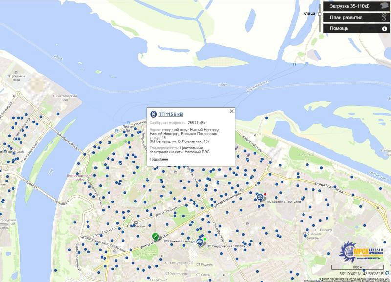 Нижновэнерго отмечает рост интереса интернет-пользователей к Карте мощностей