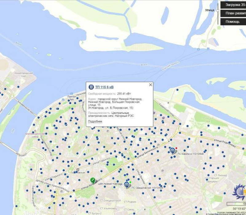 Нижновэнерго отмечает рост интереса интернет-пользователей к Карте мощностей