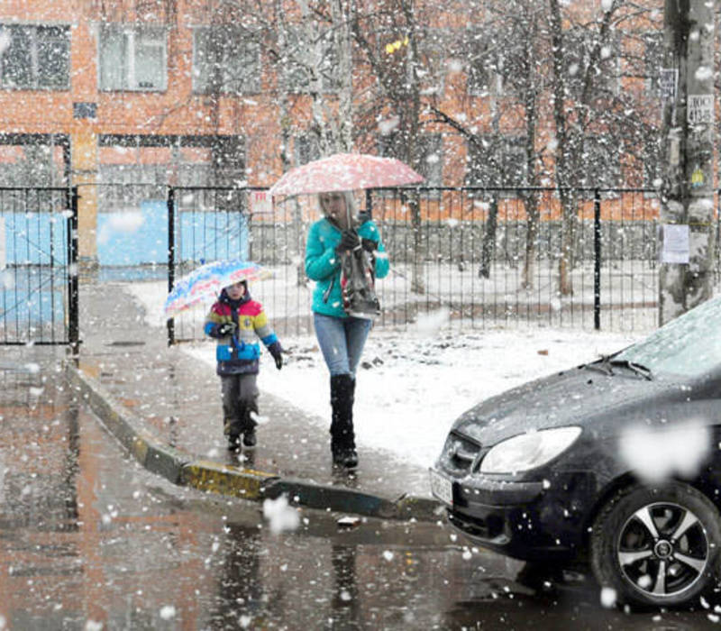 Зима нежданно вернулась к нижегородцам