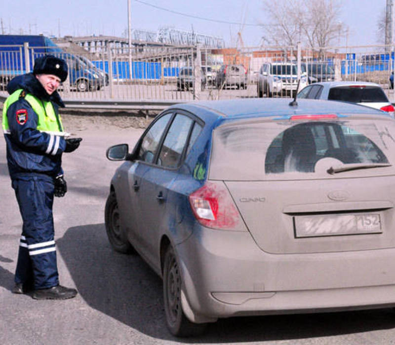 За грязный автомобиль можно будет схлопотать 10 суток ареста