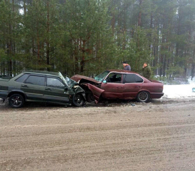 Водитель «Лады» погиб при столкновении с «БМВ» в Нижегородской области