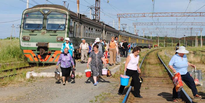 За полцены на электричке