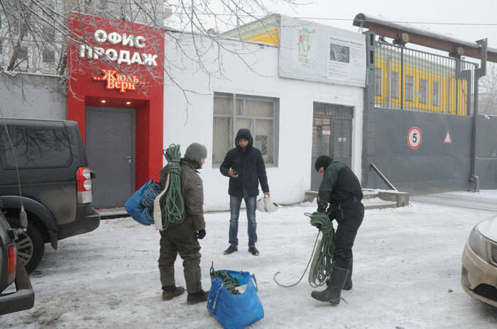 В строящемся доме обвалились лестничные марши