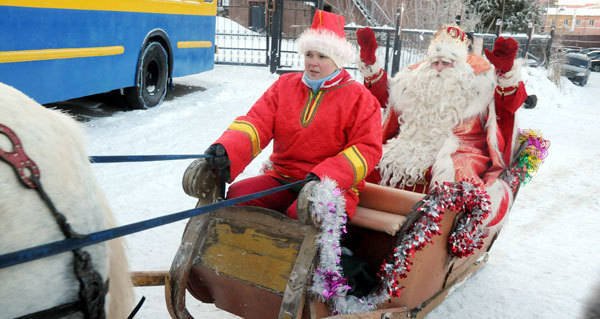 Дед Мороз приехал в Нижний Новгород
