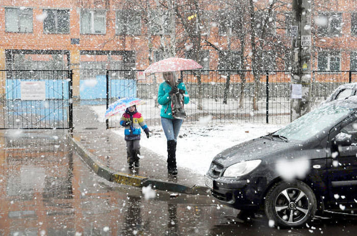 Зима нежданно вернулась к нижегородцам