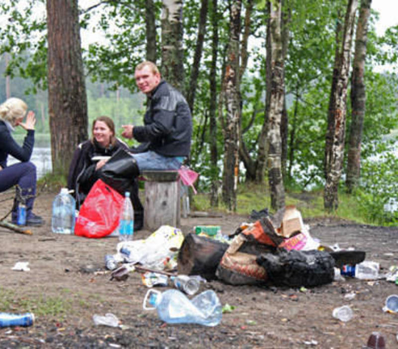 В Нижегородской области природу продолжают захламлять