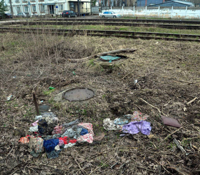 А вдоль дороги…кучи мусора, их видно из поезда