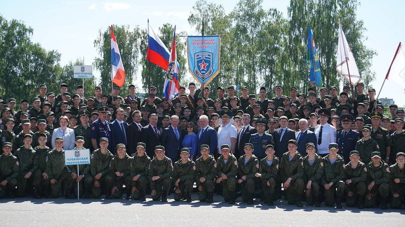 Старшеклассников приняли в «Гвардейцы» в Нижегородской области