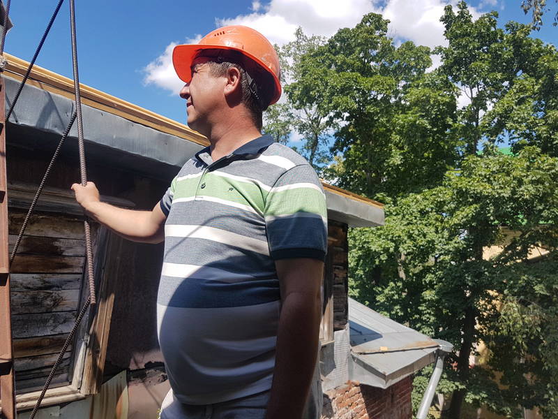 За капитальным ремонтом исторического здания в Нижнем Новгороде смогут наблюдать все желающие