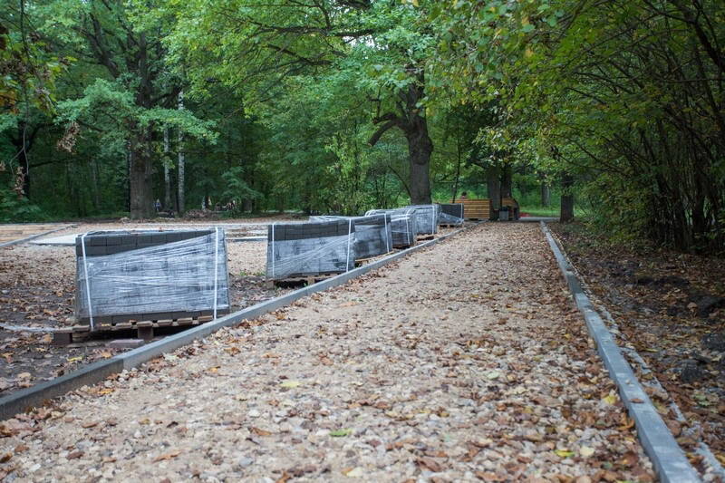 Благоустройство парка «Дубки» в полном объеме будет завершено в этом году