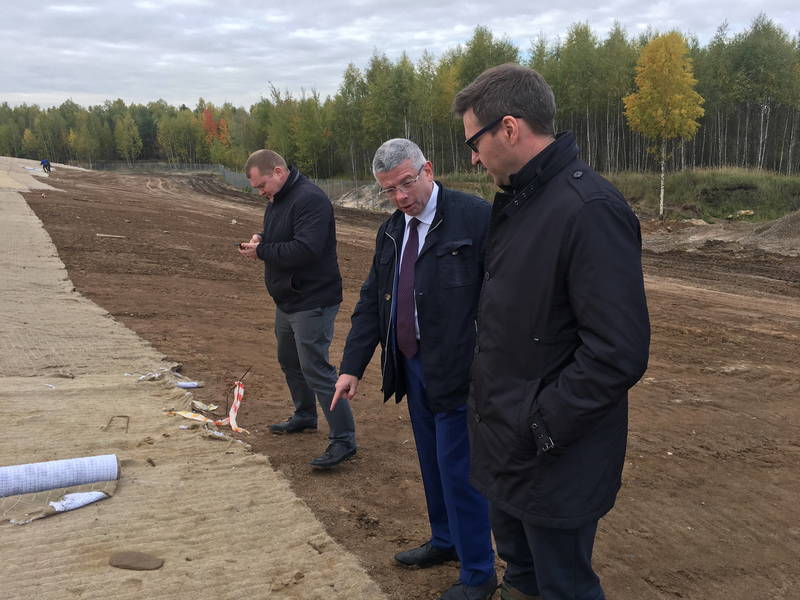 Замгубернатора Андрей Харин провел выездное совещание на объекте накопленного экологического вреда