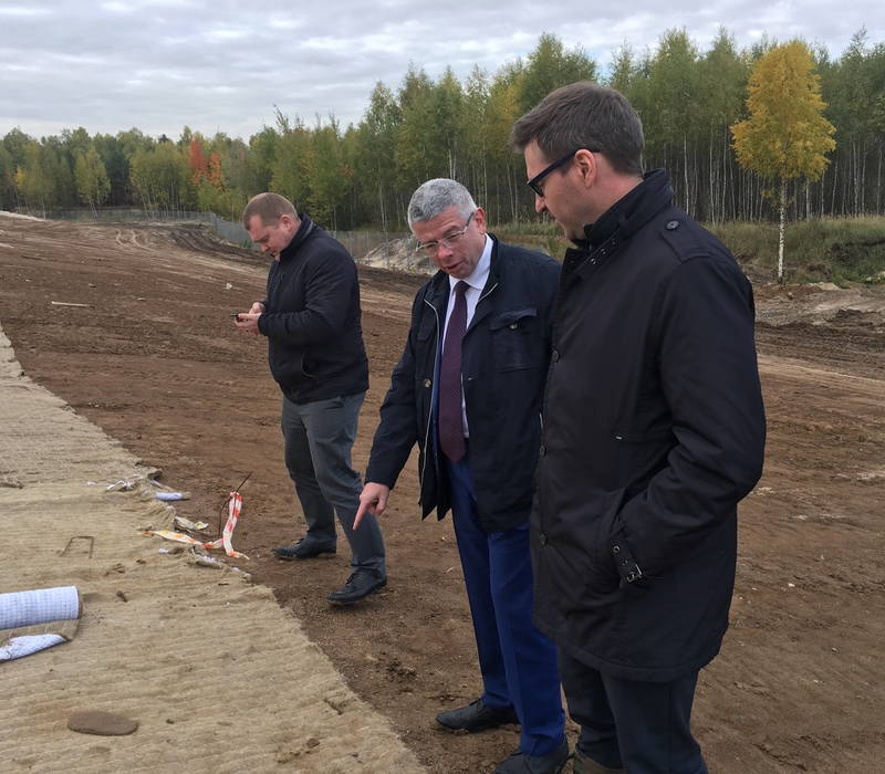 Замгубернатора Андрей Харин провел выездное совещание на объекте накопленного экологического вреда