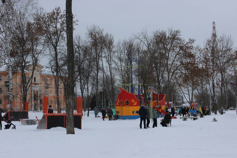 В Балахне прошел праздник в честь открытия Волжского сквера