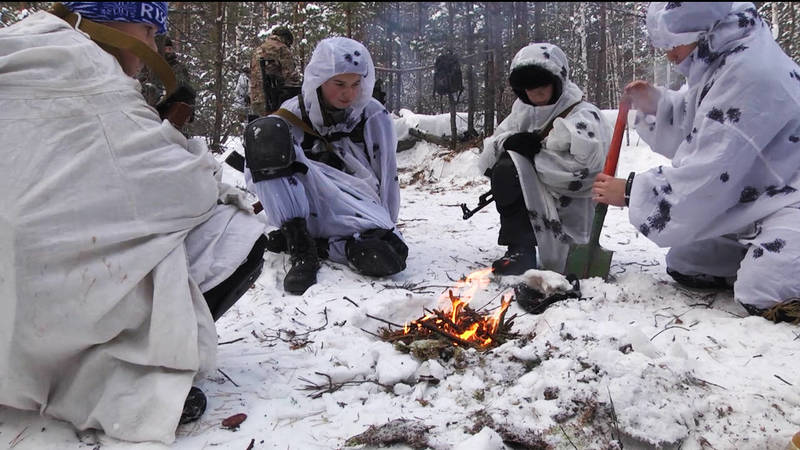 В Нижегородской области под эгидой Росгвардии прошел зимний сбор военно-патриотических объединений «Вьюга»