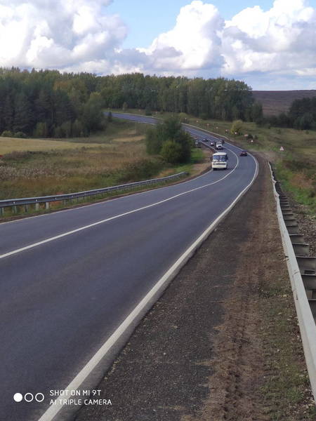 Запланированный на 2019 год ремонт участков дороги Ряжск-Касимов-Муром-Нижний Новгород полностью завершен в Нижегородской области