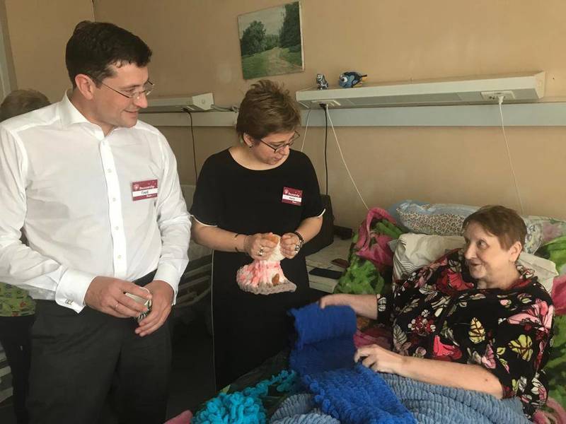 Глеб Никитин  и Нюта Федермессер обсудили вопросы реформирования учреждений для людей с ментальными нарушениями