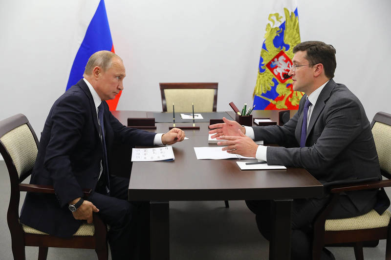 Глеб Никитин доложил Владимиру Путину о строительстве регионального образовательного комплекса на 4000 мест