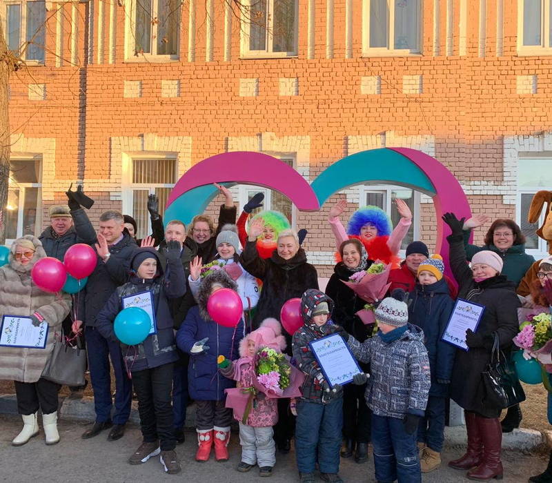 Уникальный арт-объект «Сердце семьи» открылся у отдела ЗАГС Городецкого района