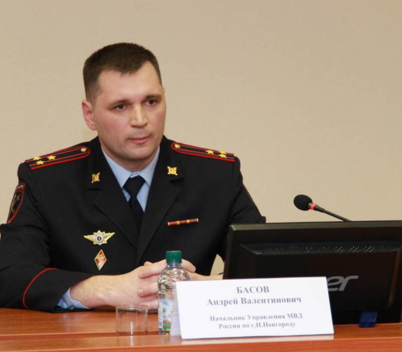 Начальник полицейского главка представил нового руководителя УМВД России по г. Нижнему Новгороду