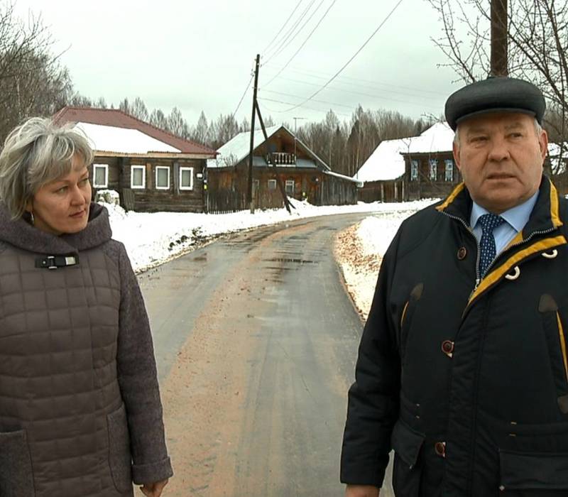 Дорогу в деревне Овсянка отремонтировали по программе поддержки местных инициатив