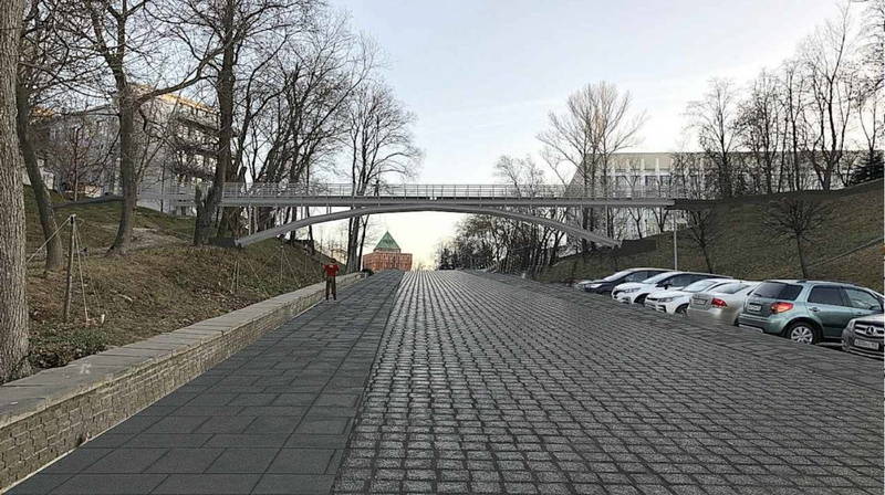 Проект строительства пешеходного моста в Кремле обсудили члены Архитектурного совета Нижегородской области
