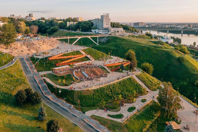 Парк 800-летия Нижнего Новгорода занял лидирующие позиции во всех номинациях конкурса главных достопримечательностей страны
