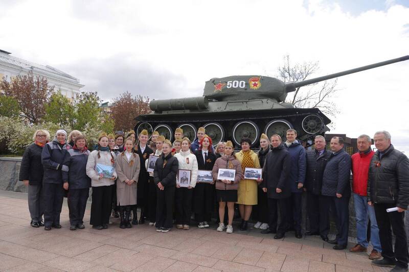 В преддверии Дня Победы танку Т-34-85 в Нижегородском кремле возвратили исторический боевой номер «500»