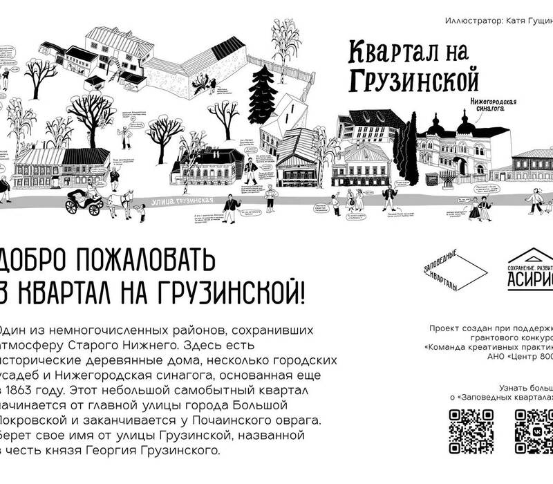 Новая арт-карта появилась в нижегородском квартале на улице Грузинской