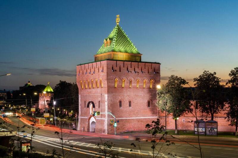 На Дмитриевской башне Нижегородского кремля в День Победы будет представлено праздничное световое шоу