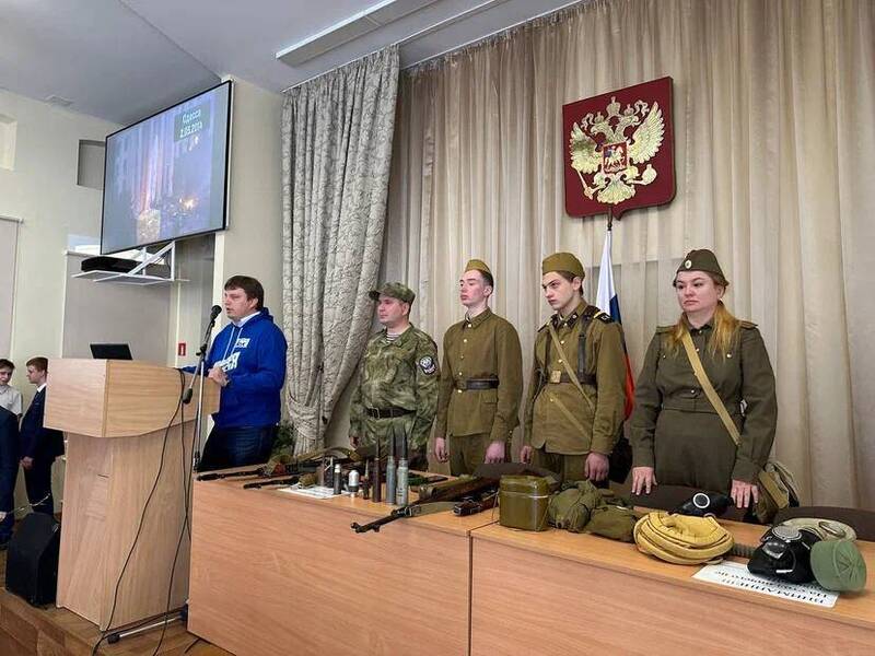 Нижегородские молодогвардейцы организовали «Урок мужества» для школьников